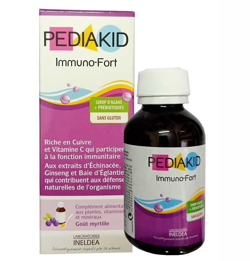 Siro Pediakid Immuno Fort giúp trẻ cải thiện chức năng hệ miễn dịch