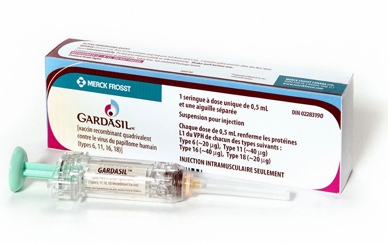 Vacxin Gardasil ngăn ngừa virus HPV gây ung thư cổ tử cung type 6, 11, 16, 18 