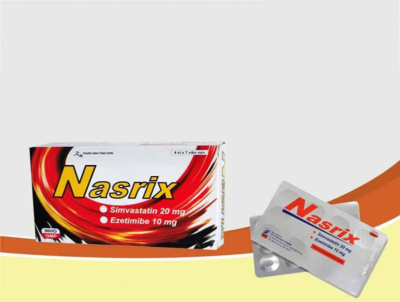 Nasrix - ức chế hấp thụ cholesterol trong thức ăn