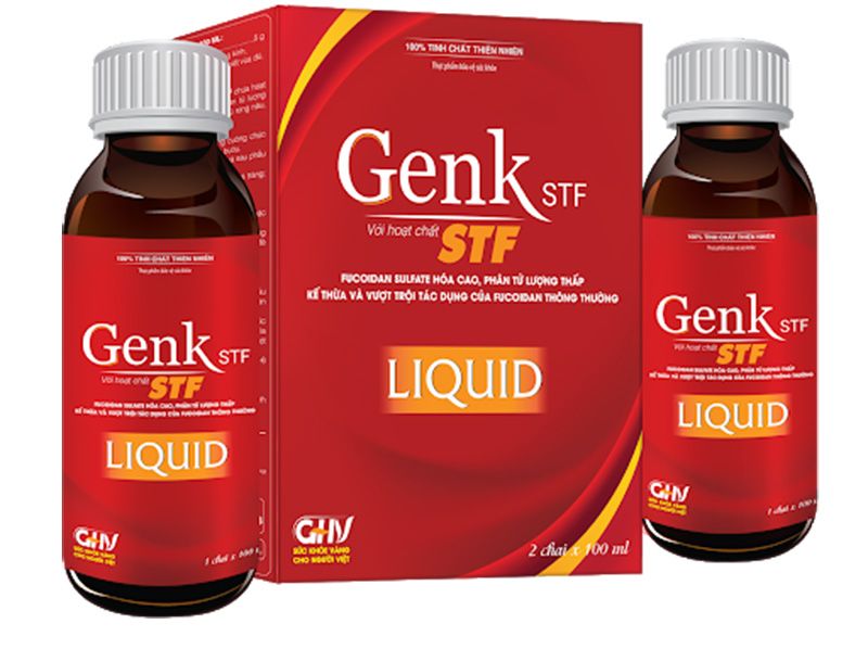 Viên uống hỗ trợ giảm tác dụng phụ khi xạ trị ung thư Genk STF